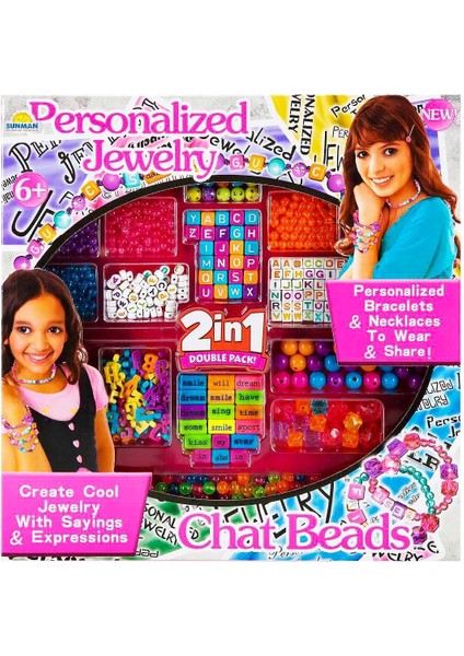Sunman Harfli Boncuk Takı Tasarım Hobi Seti