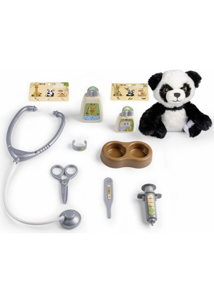 Aksesuarlı Veteriner Çantası ve Panda 340303 fiyatları