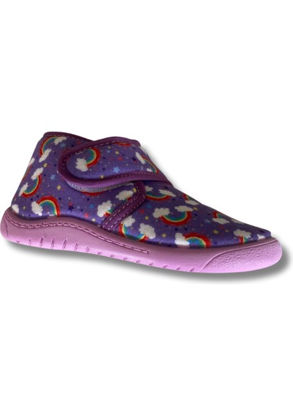 Yumuşak Pamuklu Kız Çocuk Pandufu Lila/gökkuşağı indirimleri