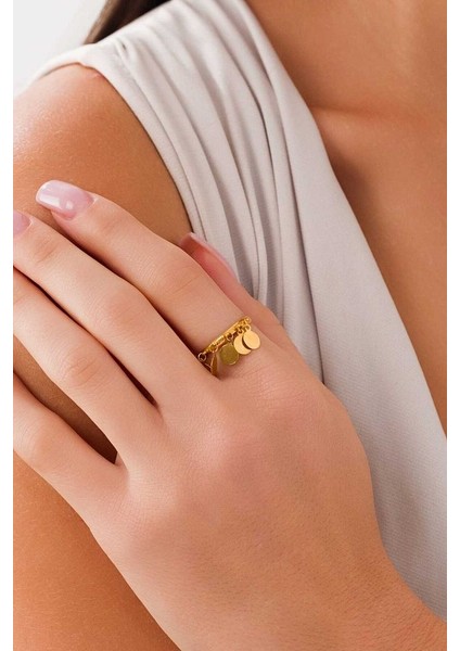 14 Ayar Altın Pullu Yüzük fiyatları