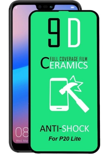 Huawei P20 Lite Seramik Tam Kaplayan Ekran Koruyucu
