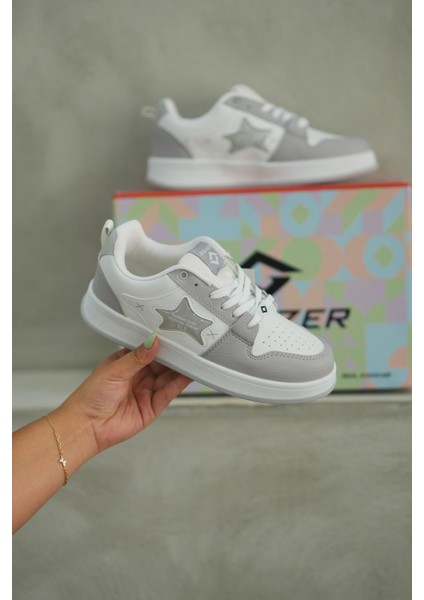 Kadın Beyaz Sneaker Günlük Rahat Spor Ayakkabı 051