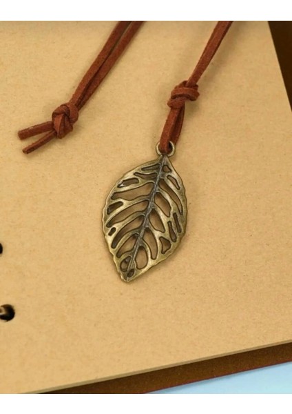 Yaprak Baskılı Deri Kapaklı Özel Tasarım Hediyelik Deri Kaplı Ajanda Anı Defteri Not Defteri Siyah 14X11CM fırsatları