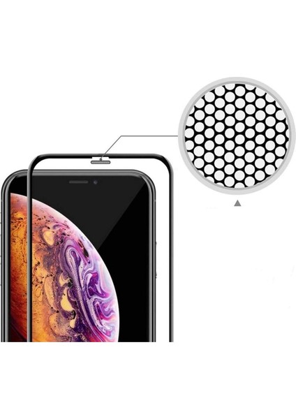 iPhone x Uyumlu Premium Kalite Toz Filtreli Tam Kaplayan Ekran Koruyucu