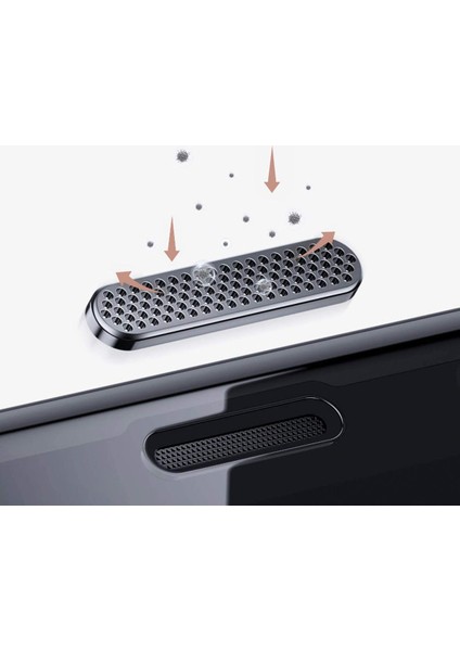 iPhone x Uyumlu Premium Kalite Toz Filtreli Tam Kaplayan Ekran Koruyucu fırsatları