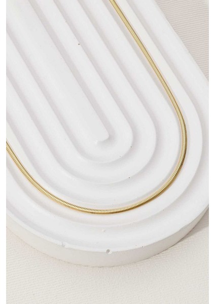 14 Ayar Altın Balık Sırtı Kolye modelleri