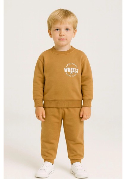 Wheels Baskılı Erkek Bebek Takım 20100