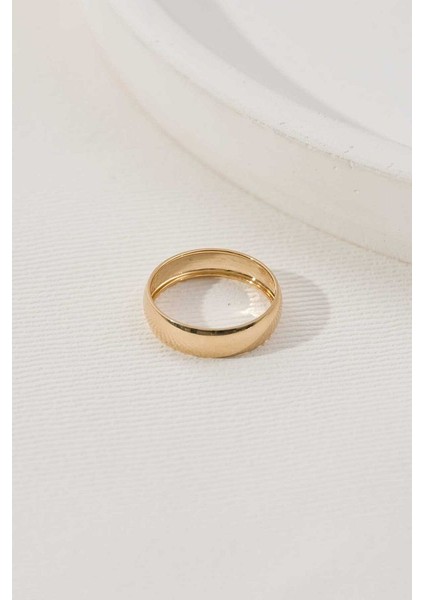 14 Ayar Altın 5mm Alyans Yüzük modelleri