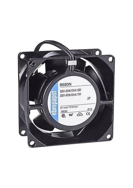 8414N 80*80*25 Kompakt Kare Fan 24 Dc