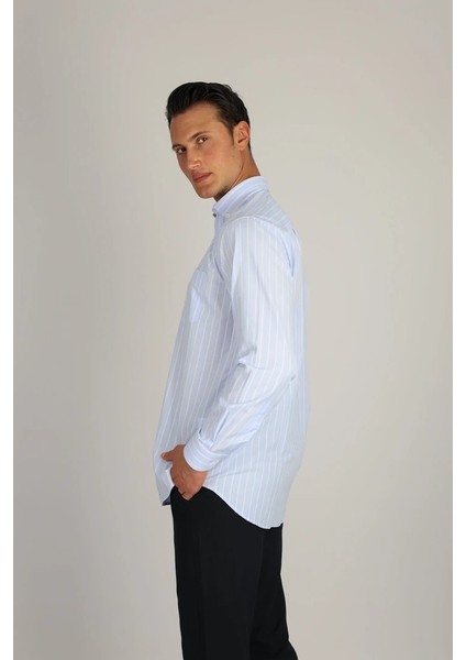 LM1481 R 551 A.mavi Erkek Gömlek indirimleri