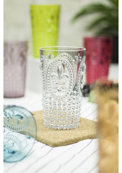 Akrilik Renkli 6'lı Uzun Bardak & Su Meşrubat Bardağı 750 ml ( Büyük Boy & Cam Değildir ) fiyatları