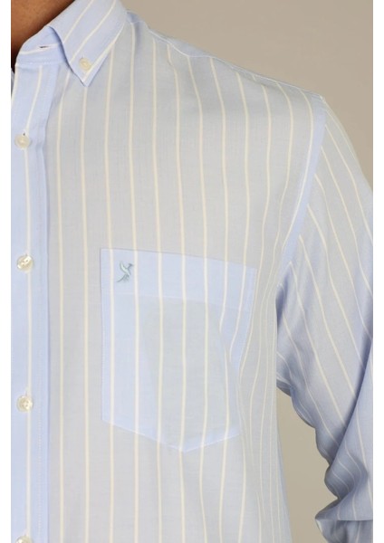 LM1481 R 551 A.mavi Erkek Gömlek