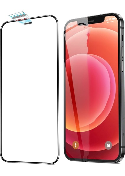 iPhone Xs Max/ 11 Pro Max Uyumlu Premium Kalite Toz Filtreli Tam Kaplayan Ekran Koruyucu