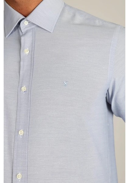 LM1488 C 506 Lacivert Erkek Gömlek