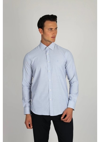 LM1488 C 506 Lacivert Erkek Gömlek