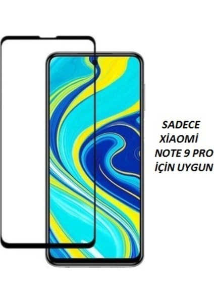 Xiaomi Note 9 Pro Tam Kaplayan Ön Ekran Koruyucu-Tempered Glass