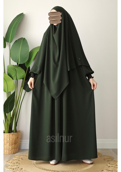 Alya Ferace Sufle Hediyeli Takım Haki