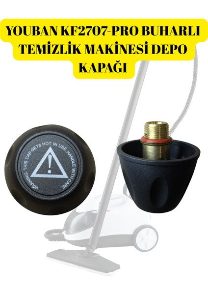 KF2707-PRO Buharlı Temizlik Makinesi Depo Kapağı