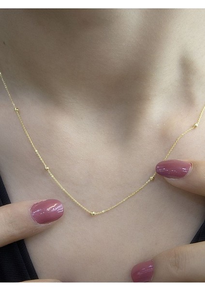 14 Ayar Altın Sıralı Toplu Kolye fırsatları