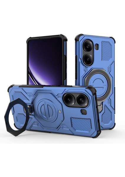 Xiaomi Redmi Turbo 4 Manyetik Telefon Kılıfı, Askeri Düşme Korumalı Magsafe Telefon Kılıfı Kapağı Xiaomi Redmi Turbo 4 (Yurt Dışından)