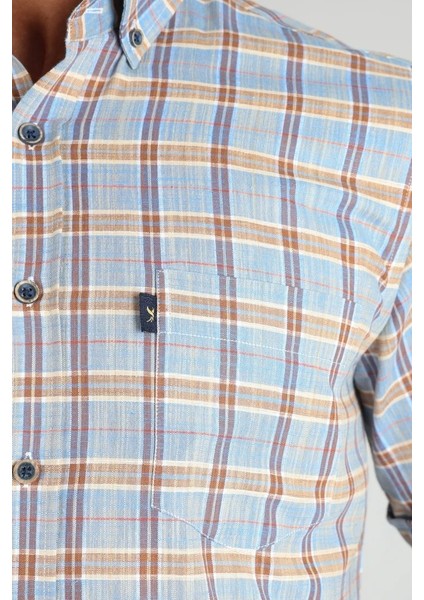 Lorenzo Mazzoli LMKK1494 R 563 K.mavi Erkek Gömlek