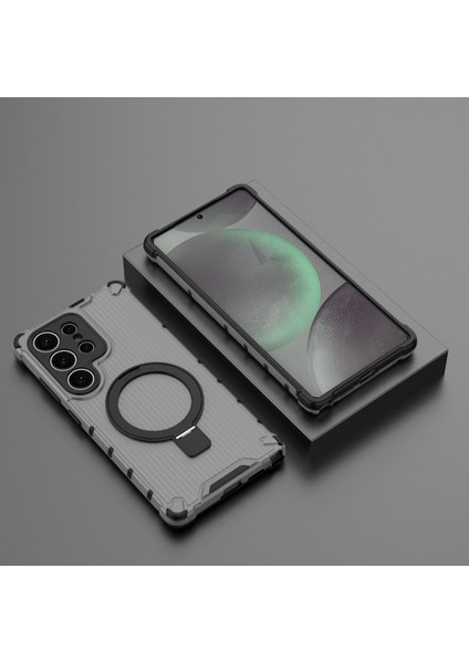 Samsung Galaxy S25 Ultra Telefon Kılıfı, Manyetik Darbeye Dayanıklı Telefon Kılıfı Kapağı ve Halka Tutucu Samsung Galaxy S25 Ultra (Yurt Dışından) indirimleri