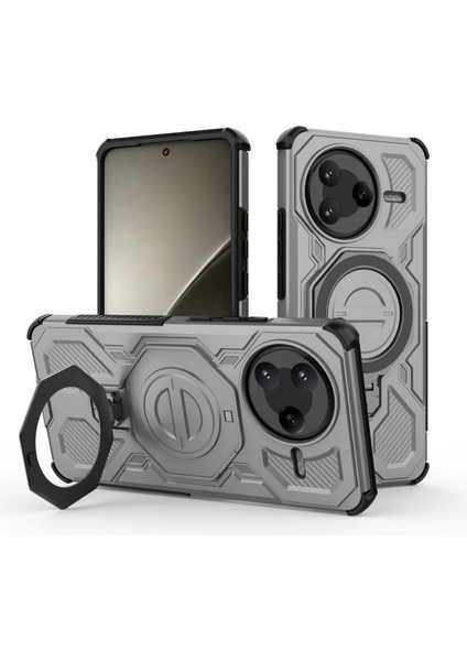 Xiaomi Poco F7 Pro Manyetik Telefon Kılıfı, Askeri Düşme Korumalı Magsafe Telefon Kılıfı Kapağı Xiaomi Poco F7 Pro (Yurt Dışından)