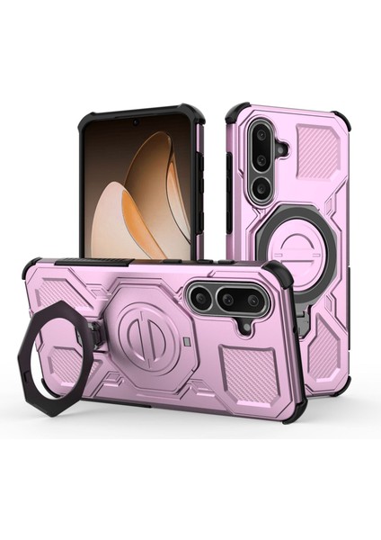 Samsung Galaxy M56 Manyetik Telefon Kılıfı, Askeri Düşme Korumalı Magsafe Telefon Kılıfı Kapağı Samsung Galaxy M56 (Yurt Dışından)