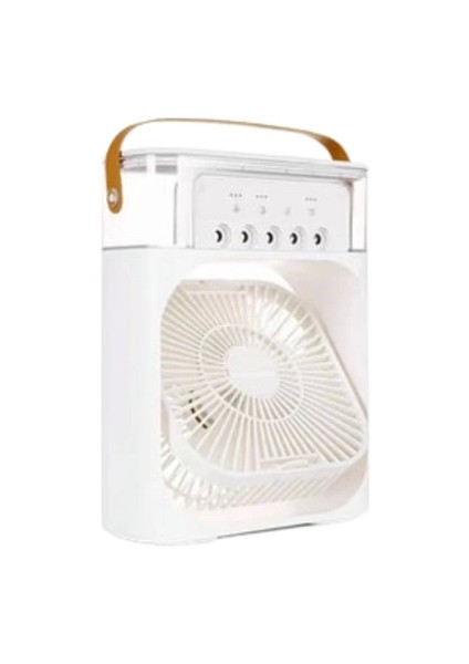 Taşınabilir 3'ü 1 Arada Mini Fan | Nemlendirici + Soğutucu + Gece Lambası fiyatları