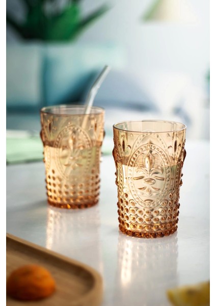 Akrilik Bal Sürahi 2,3 Lt ve 6'lı Su Meşrubat Kahve Yanı Bardağı 400 ml Seti ( Cam Değildir ) fırsatları