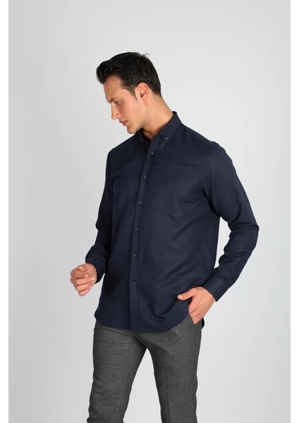 Oxf R 506 Lacivert Erkek Gömlek modelleri