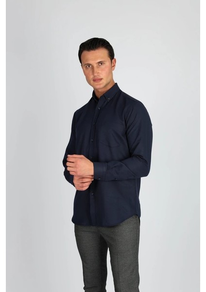 Oxf R 506 Lacivert Erkek Gömlek fırsatları