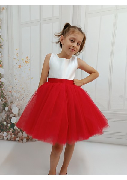 Ada Model Kırmızı / Beyaz Mezuniyet , Kutlama Elbisesi indirimleri