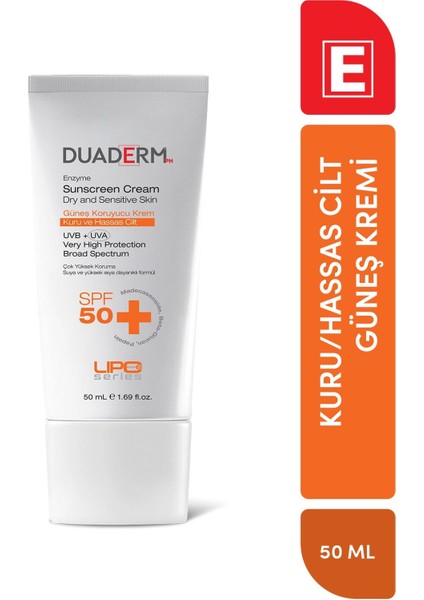 Kuru ve Hassas Cilt Güneş Kremi 50 ml