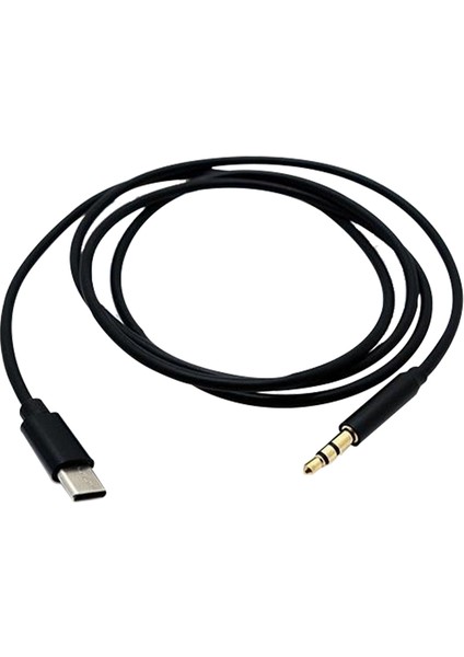 Type-C To 3.5mm Jack Aux Stereo Kablo, 1 Metre,