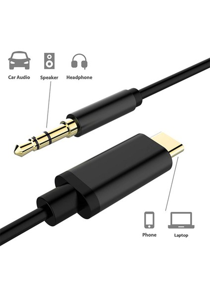 Type-C To 3.5mm Jack Aux Stereo Kablo, 1 Metre, fiyatları