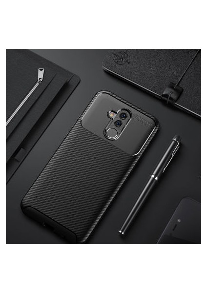 Huawei Mate 20 Lite Uyumlu Şık Vesperia Premium Silikon Kapak