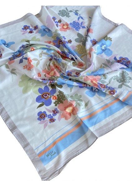 Fresh Nova Eşarp 1011 - 04 Krem Karışık Desen 49747