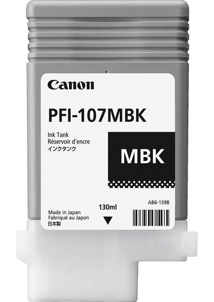 PFI-107MBK Mat Siyah Kartuş 130ML fiyatları