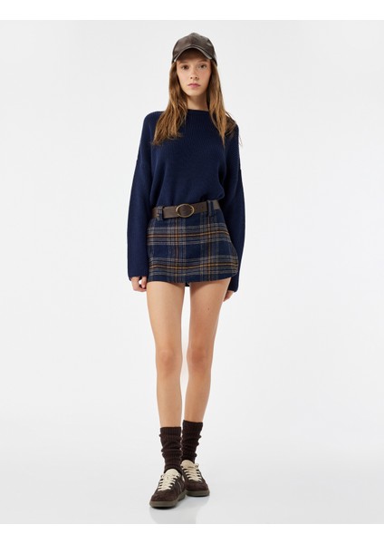 Uzun Kollu Bisiklet Yaka Basic Triko Kazak fiyatları