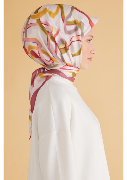 Fresh Pure Eşarp 4 - 06 Pembe Karışık Desen 49972 modelleri