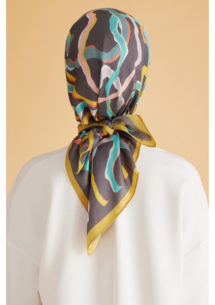 Fresh Pure Eşarp 4 - 10 Gri Karışık Desen 49973 fırsatları