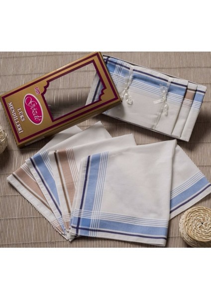 Sarı Kutulu Kumaş Mendil 46X46 cm 12 Adet -Gsk 03 fiyatları