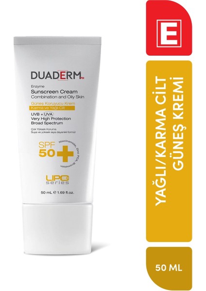 Karma ve Yağlı Cilt Güneş Kremi 50 ml