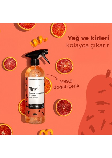 Vegan Çok Amaçlı Yüzey Temizleyici -Kan Portakalı 750 Mll fiyatları