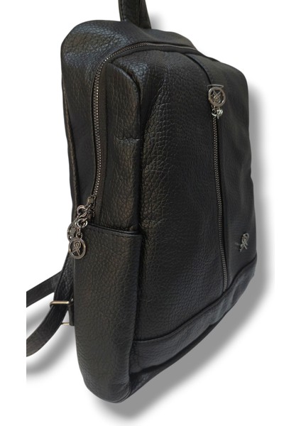 370-25 Yıkama Deri Dikey Fermuar Detaylı Omuz Askılı Kadın Çanta fiyatları