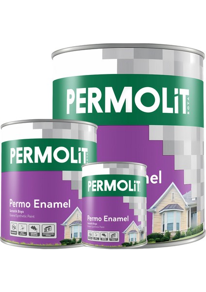 Permoenamel Sentetik Parlak Boya 0,250L - 0,75L - 2,5l -7,5l - 15L | Yüksek Örtücülük, Uzun Ömürlü, Iç ve Dış Mekan Kullanımı fiyatları