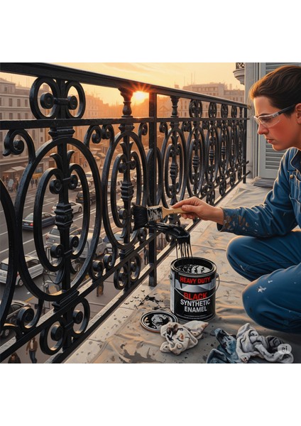 Permoenamel Sentetik Parlak Boya 0,250L - 0,75L - 2,5l -7,5l - 15L | Yüksek Örtücülük, Uzun Ömürlü, Iç ve Dış Mekan Kullanımı