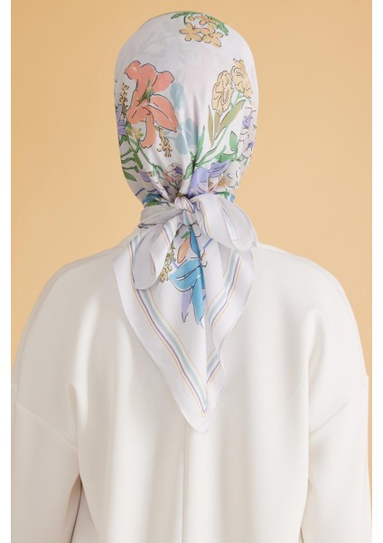 Fresh Pure Eşarp 1 - 15 Açık Gri Karışık Desen 49977 fırsatları