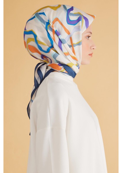 Fresh Pure Eşarp 4 - 08 Lacivert Karışık Desen 49970 modelleri